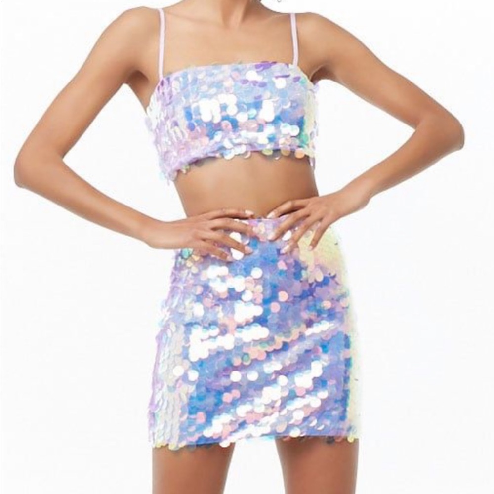 Iridescent Sequin Set